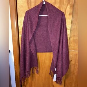 Liz Claiborne Burgundy Scarf
